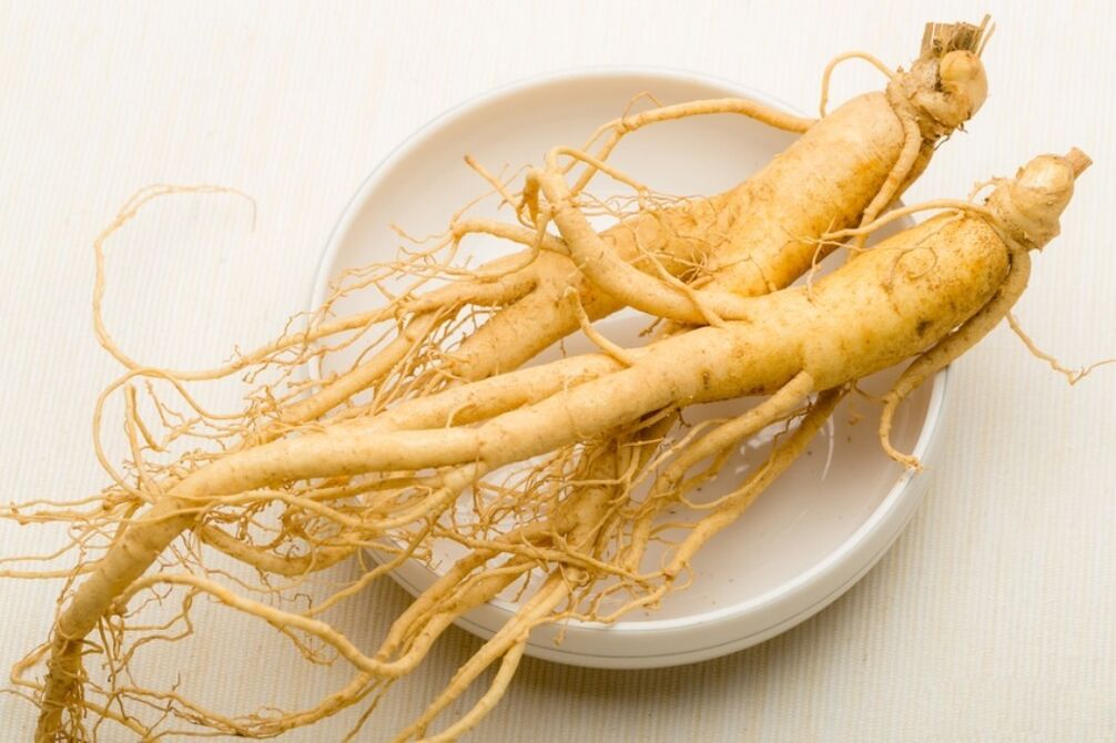 Ginseng root is the basis of penis enlargement tincture